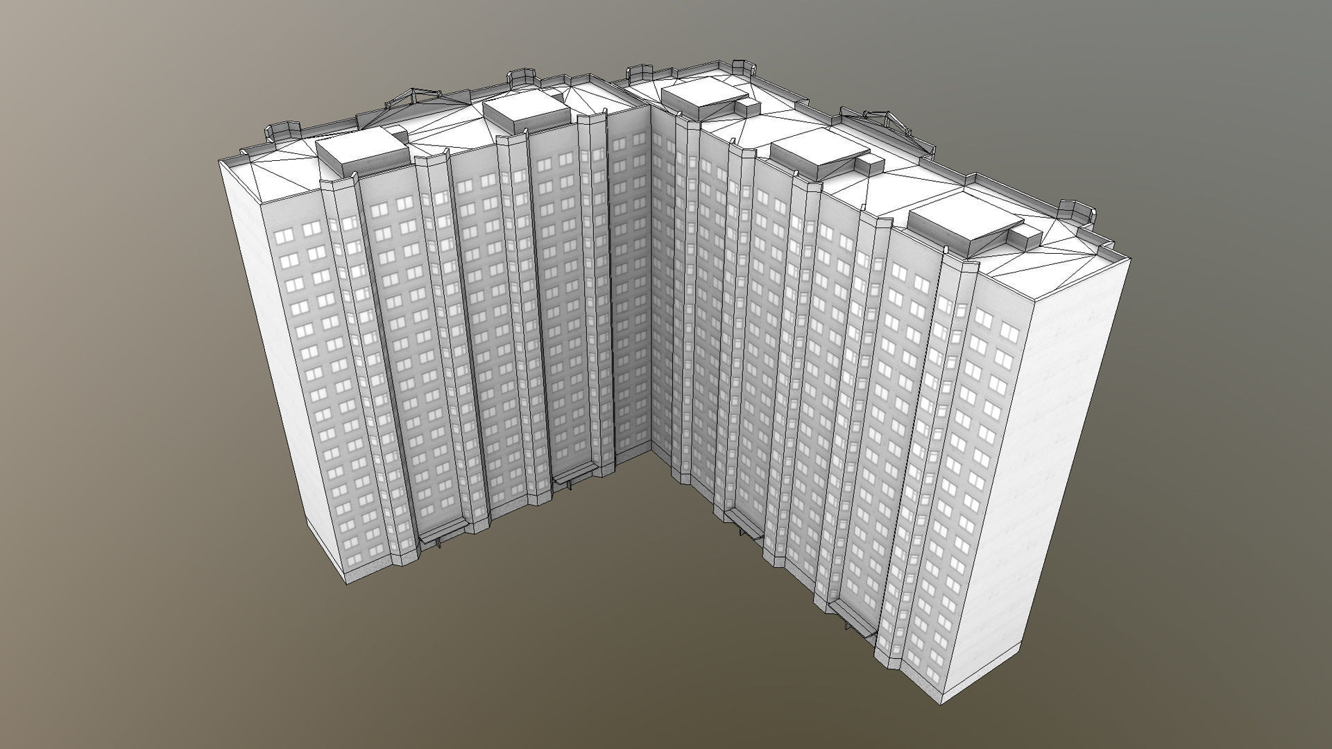 MSK Building 03 Low-poly 3D model_30