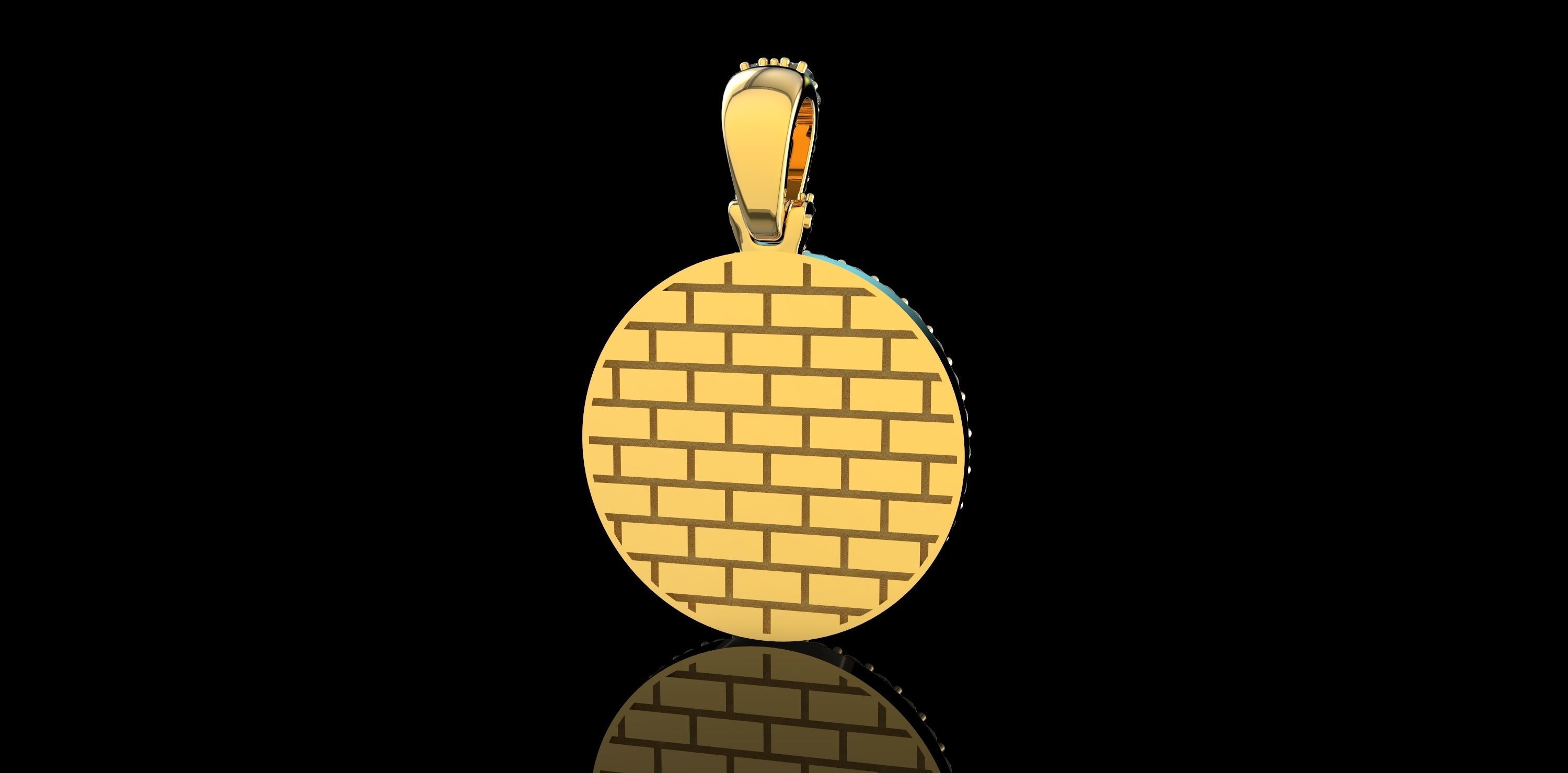 Gold N824 3D print model_3