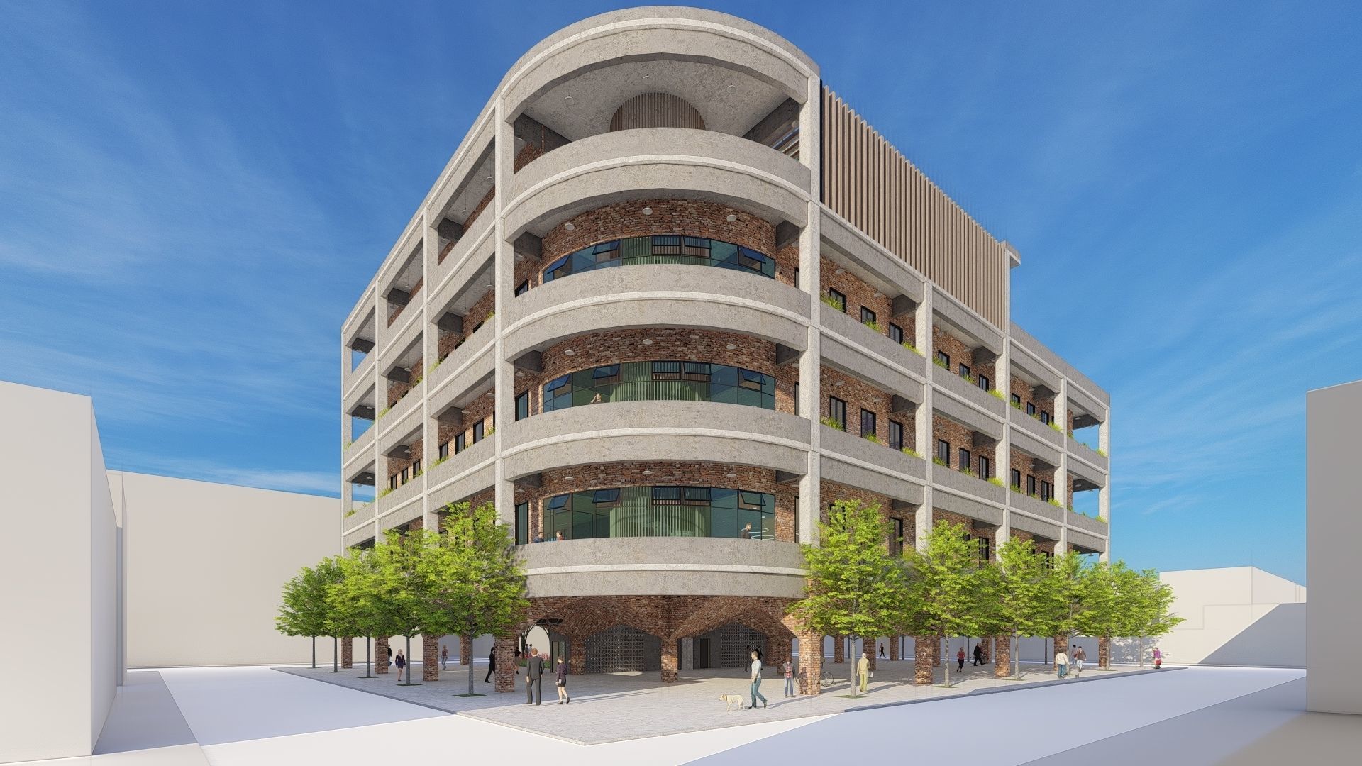 Office Building 3D model_1