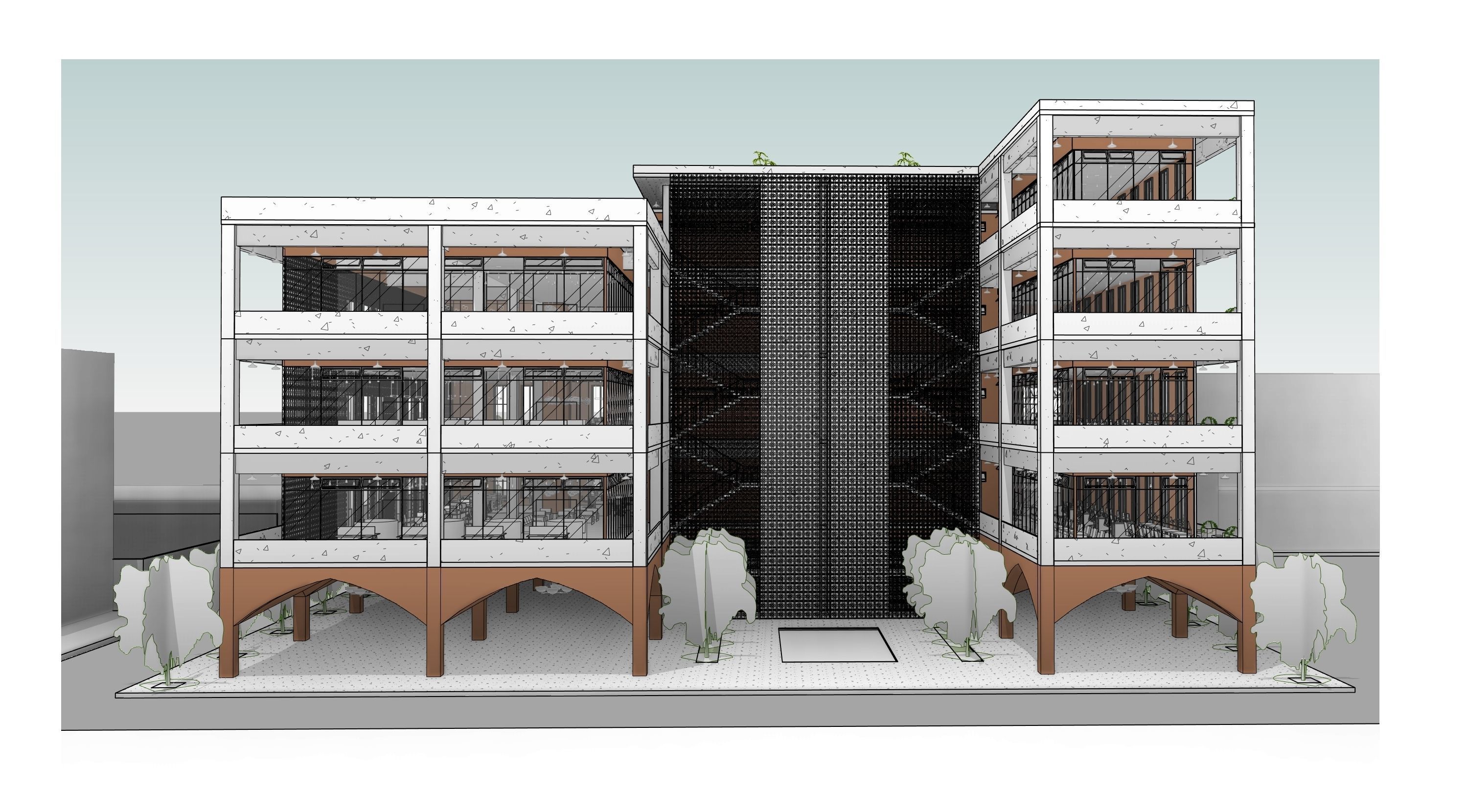 Office Building 3D model_22