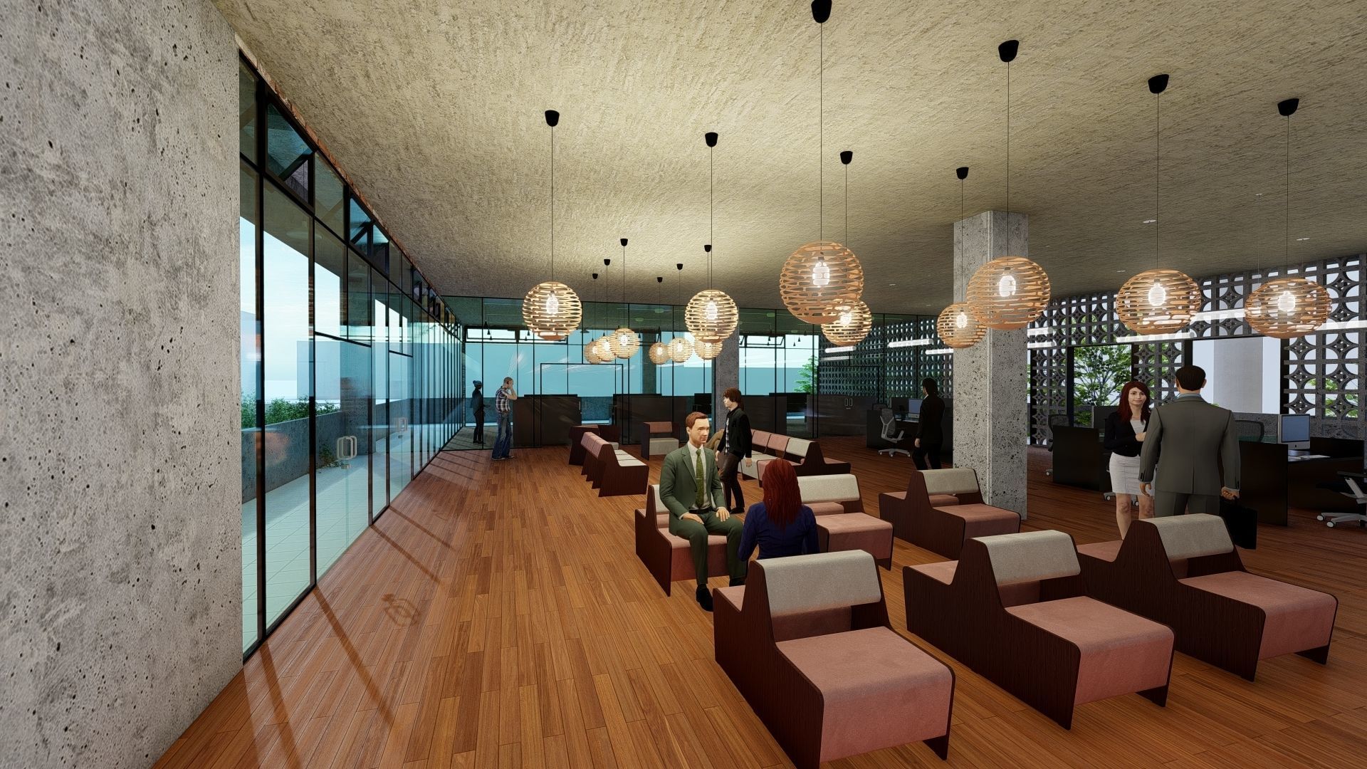 Office Building 3D model_7