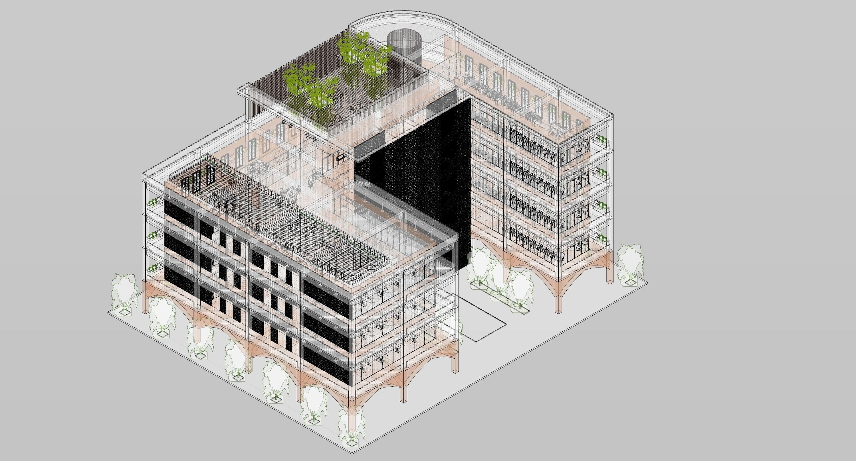 Office Building 3D model_16