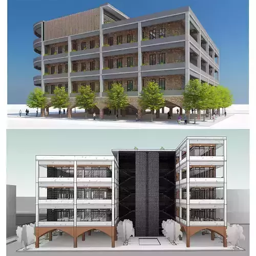 Office Building 3D model