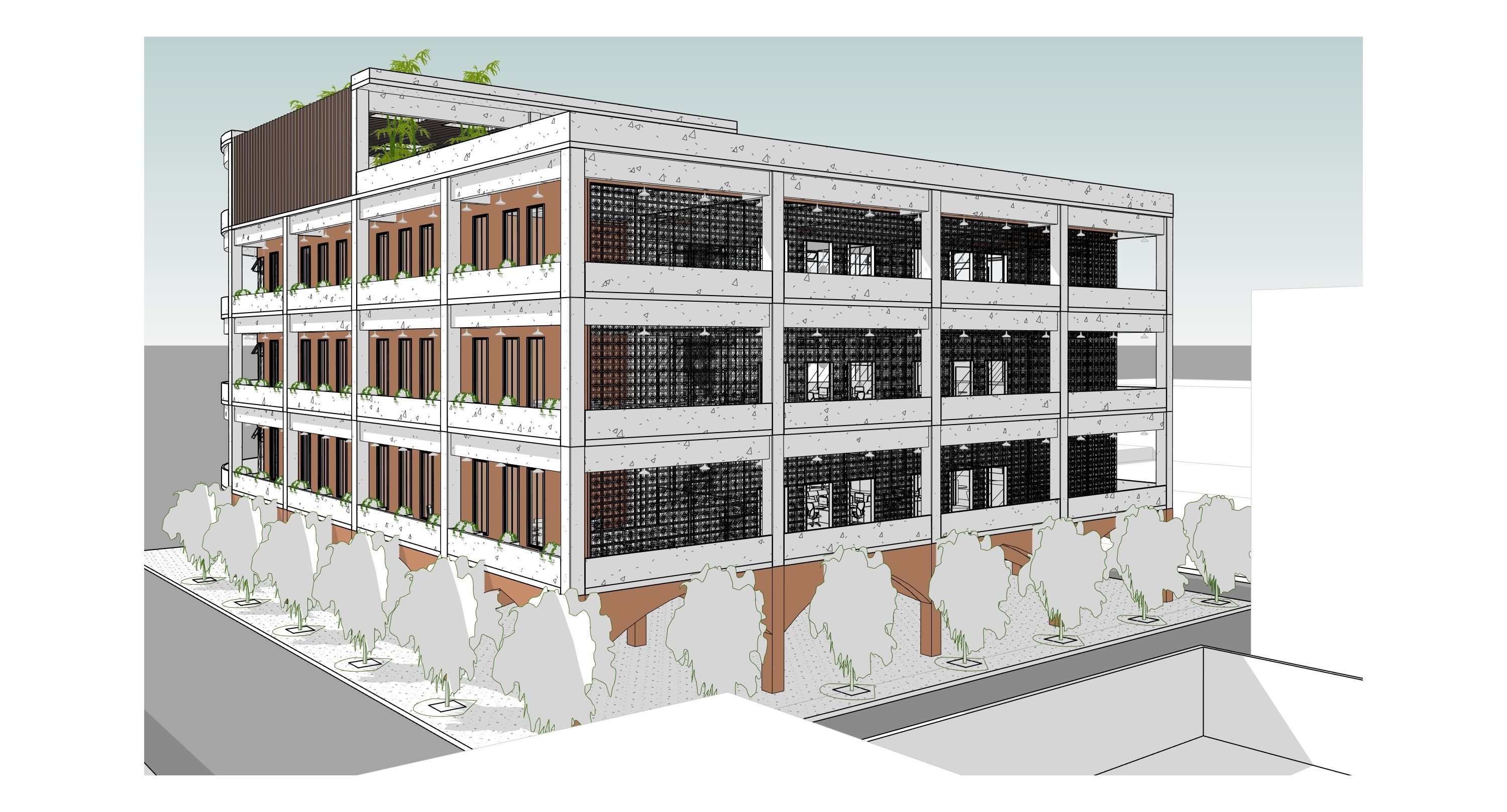 Office Building 3D model_17