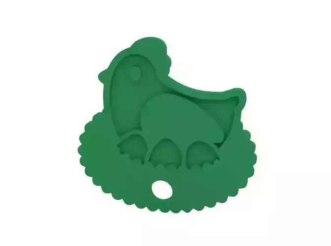 Keychain chick teether