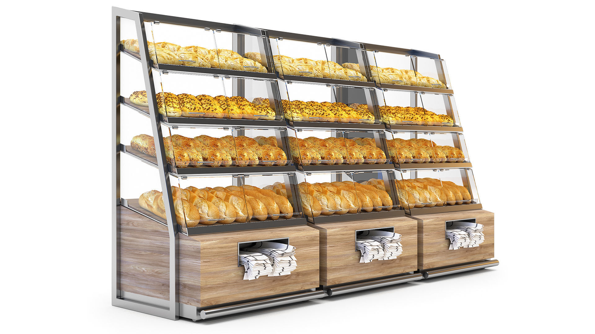 Bread Rack 3D model_1