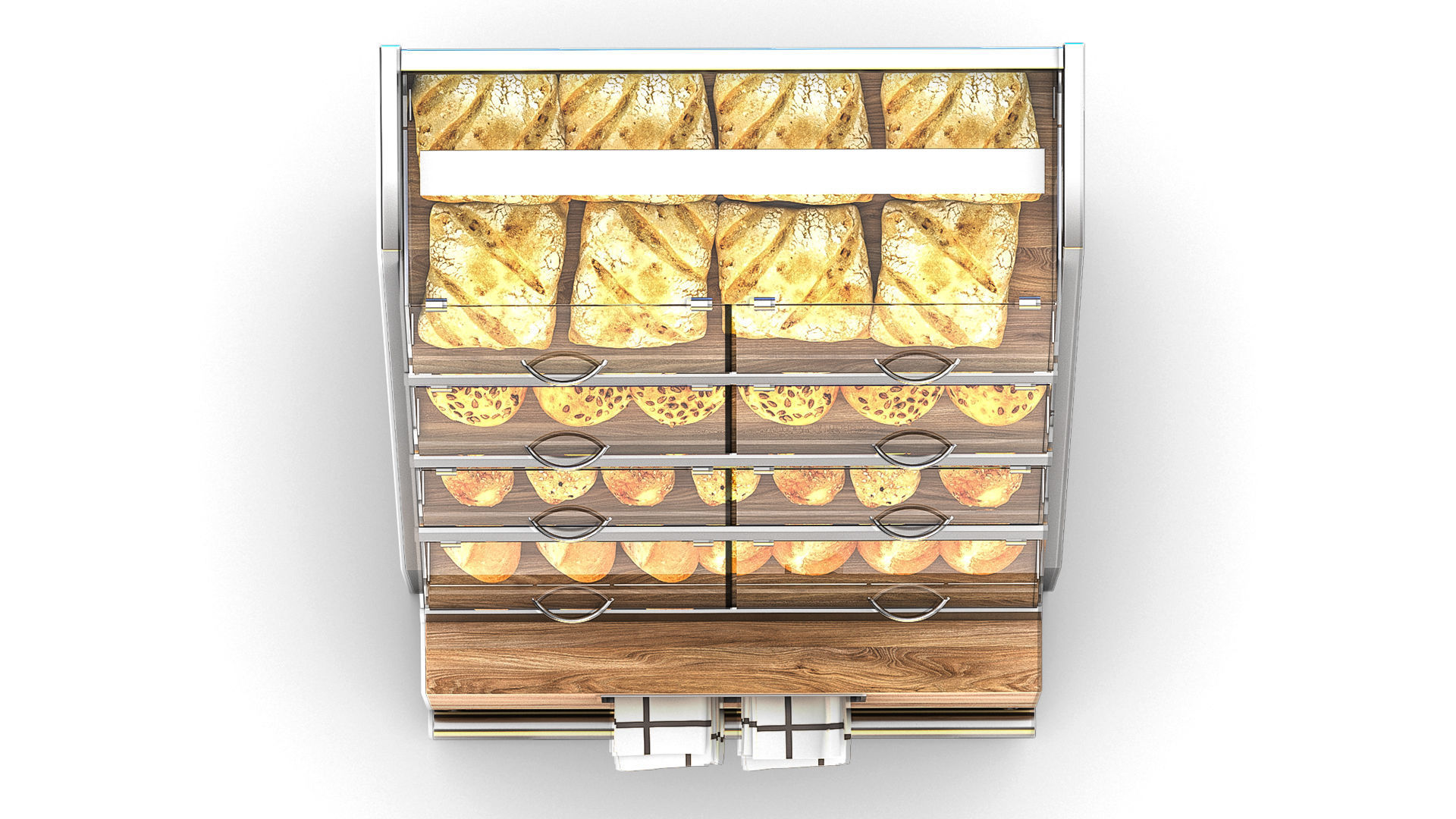 Bread Rack 3D model_4