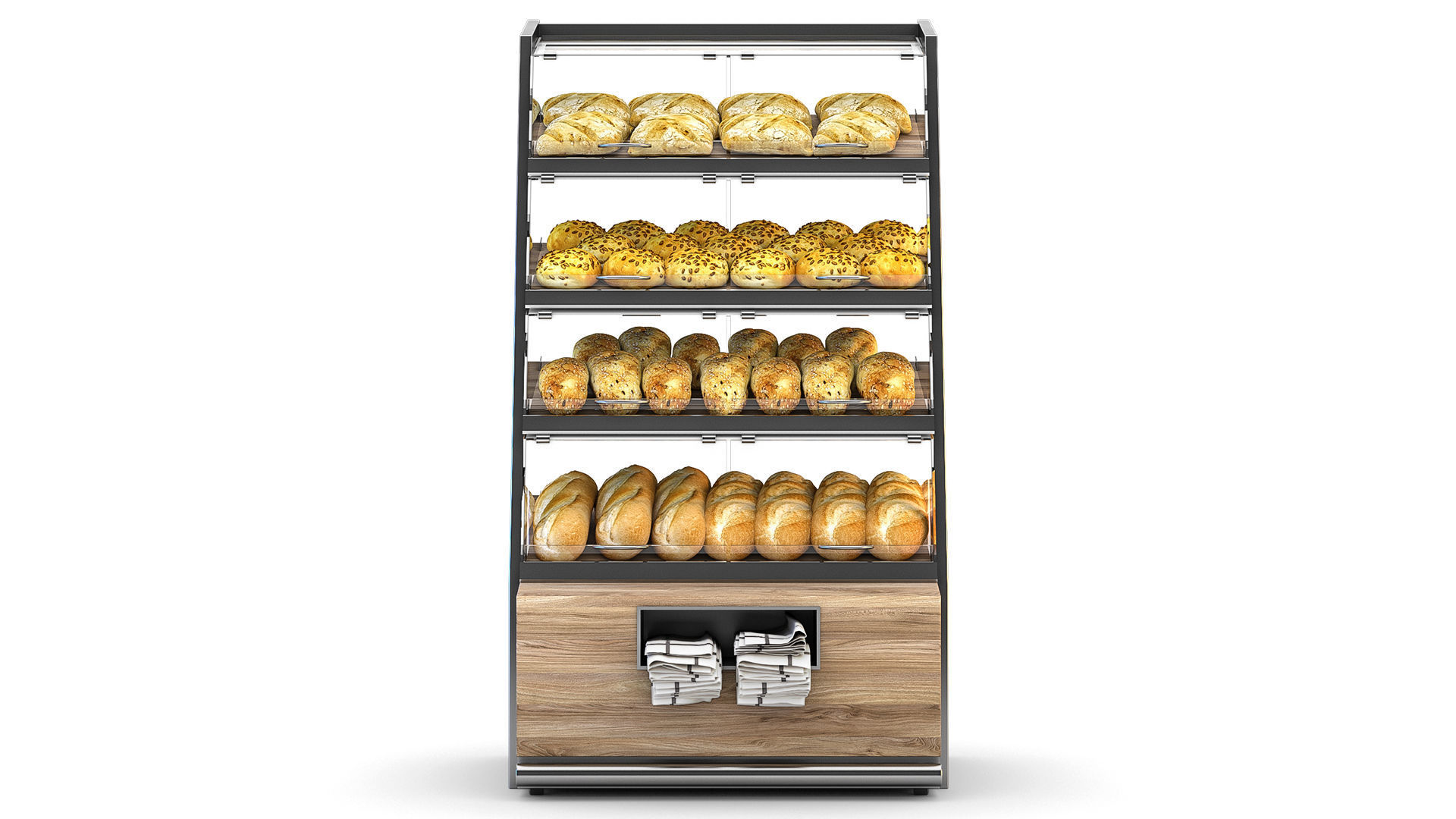 Bread Rack 3D model_2