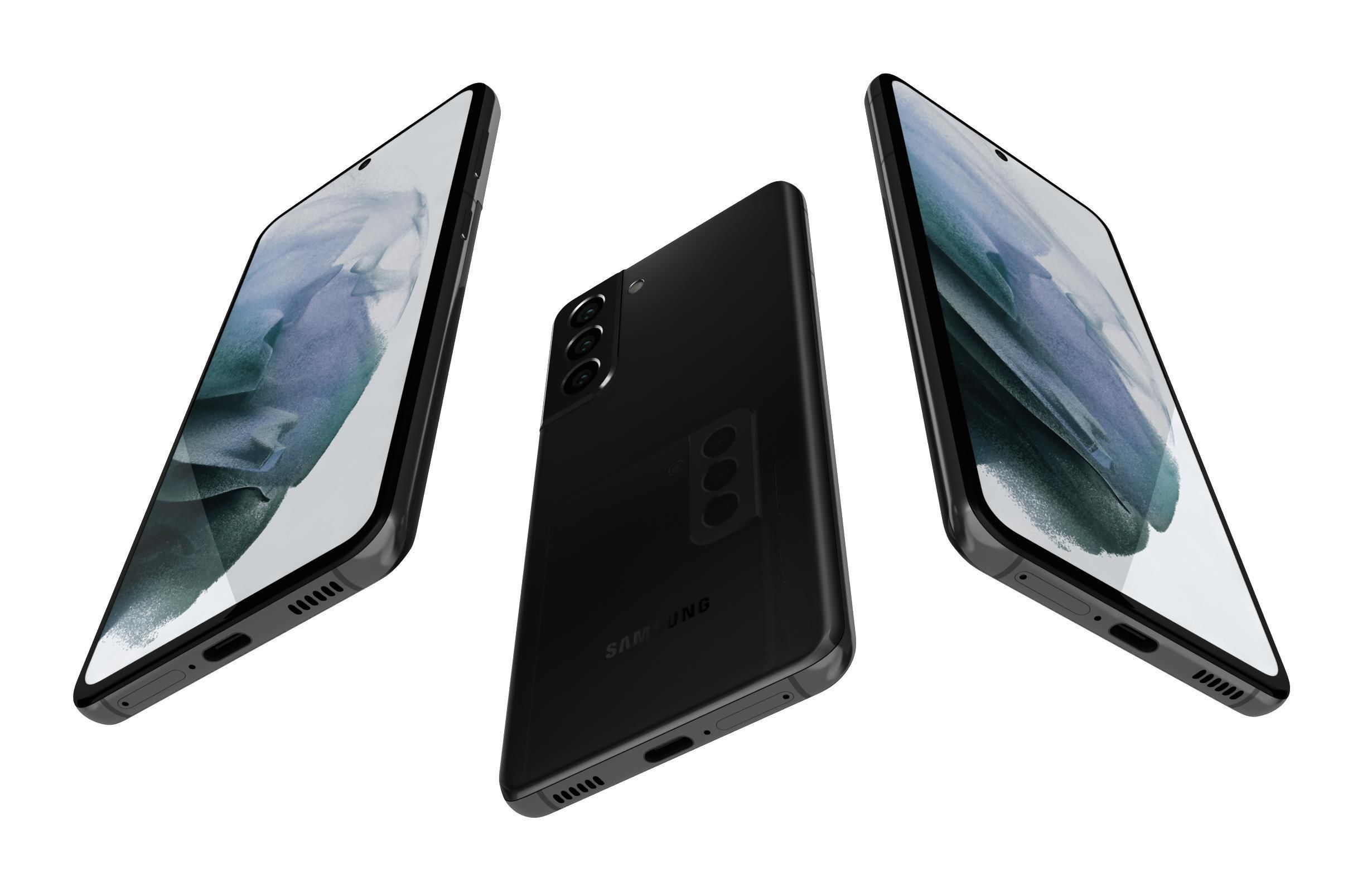 Samsung Galaxy S21 Plus 5G Phantom Black 3D model_2