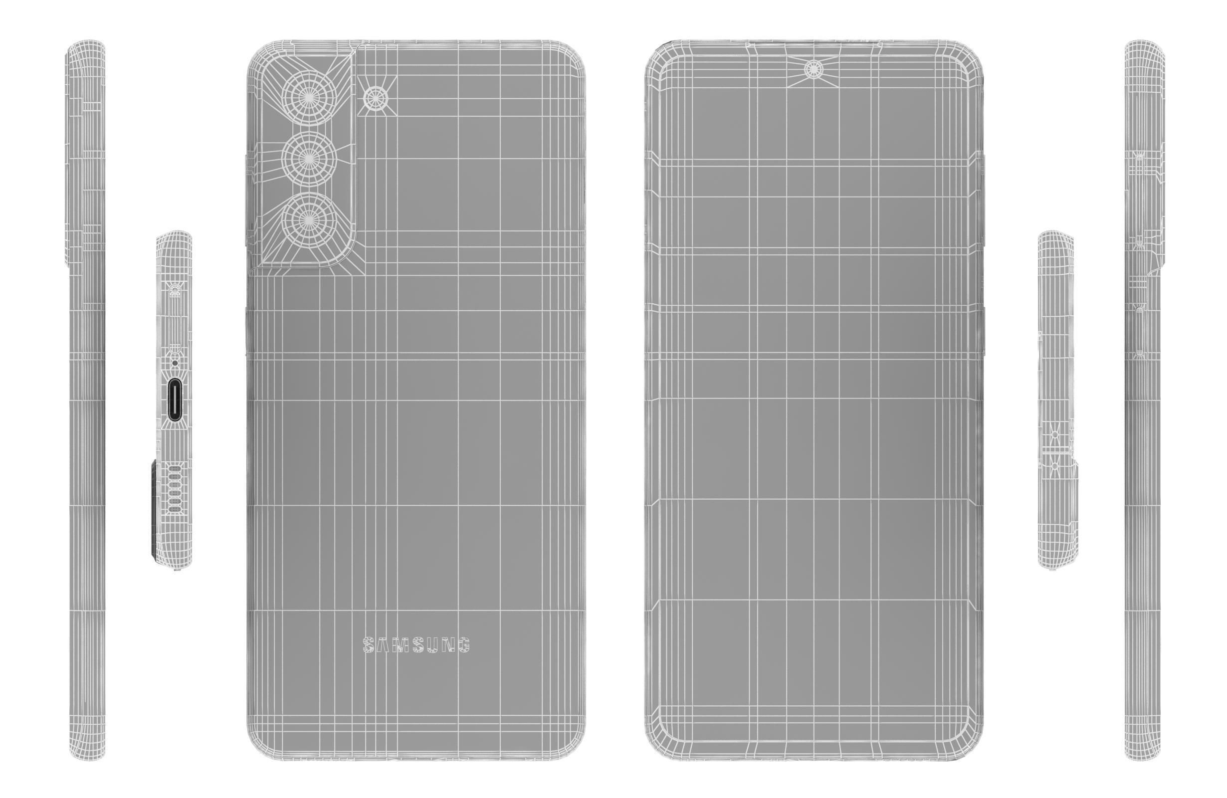 Samsung Galaxy S21 Plus 5G Phantom Black 3D model_16