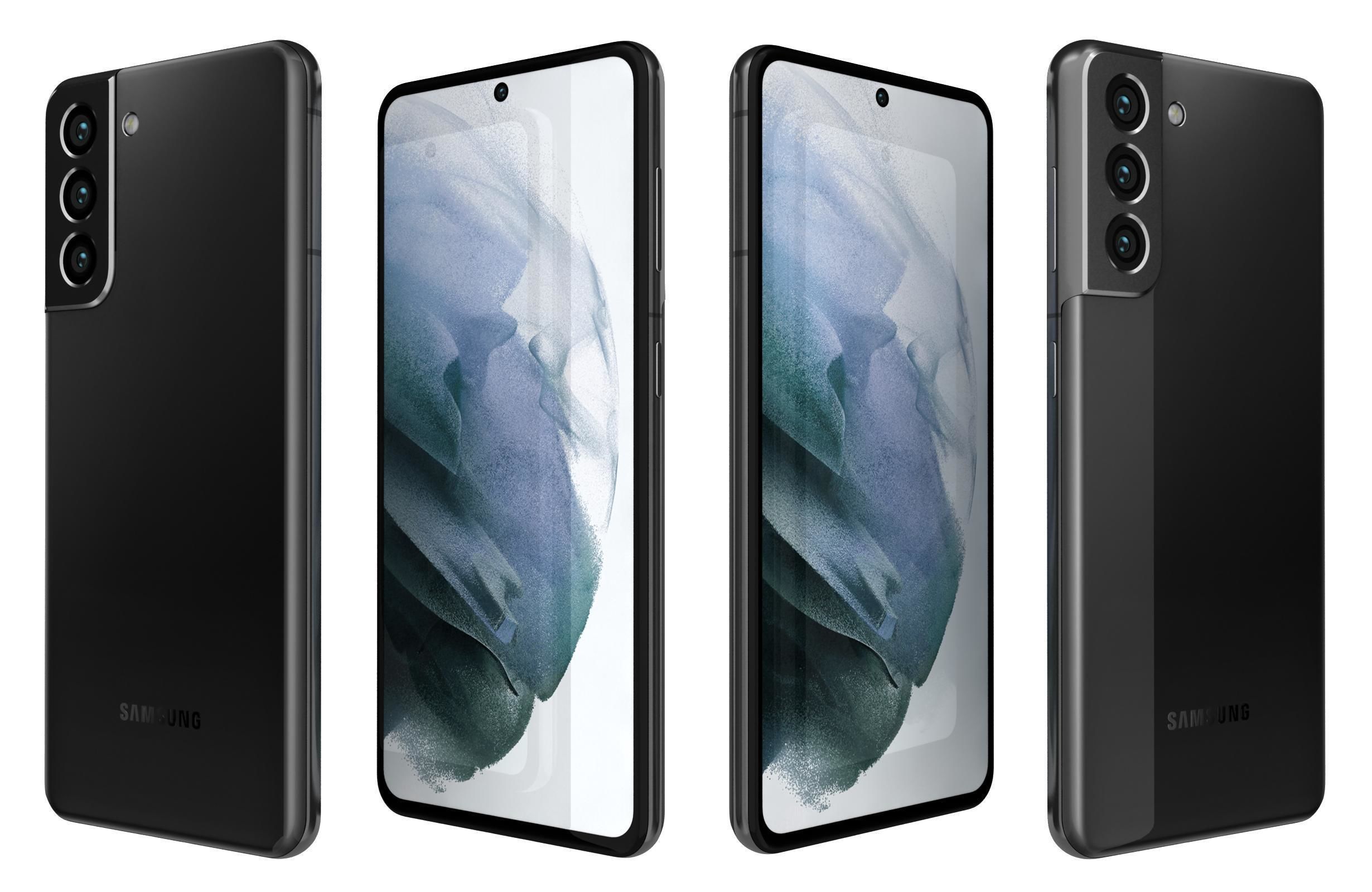 Samsung Galaxy S21 Plus 5G Phantom Black 3D model_3