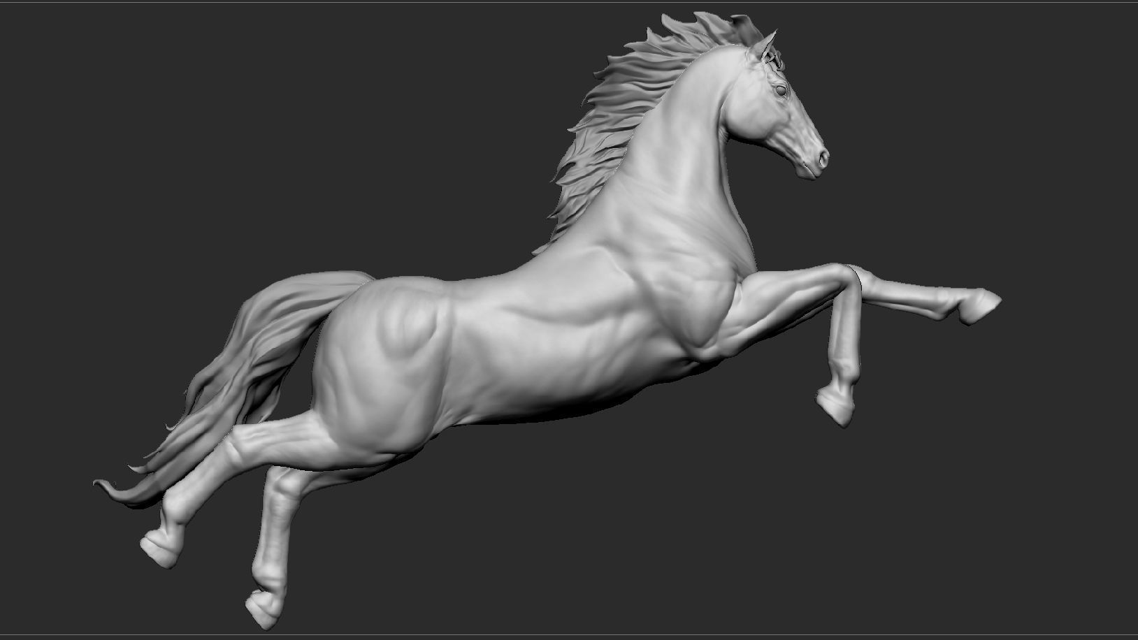 Unicorn - Figurine 3D model_11