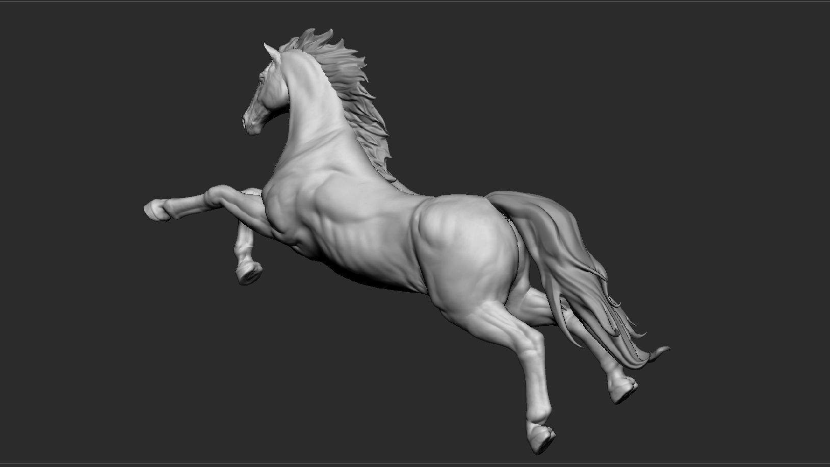 Unicorn - Figurine 3D model_13