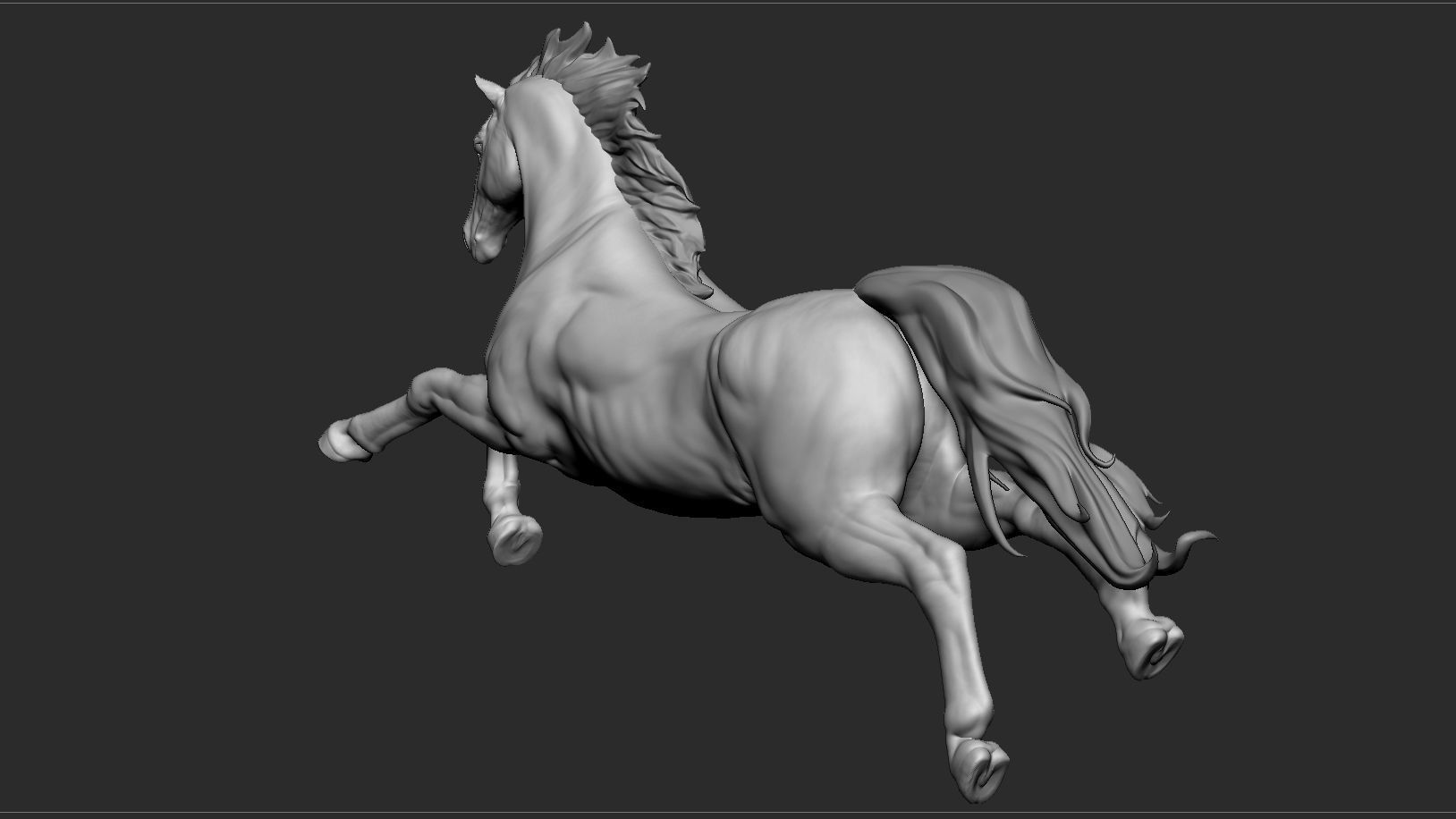 Unicorn - Figurine 3D model_5