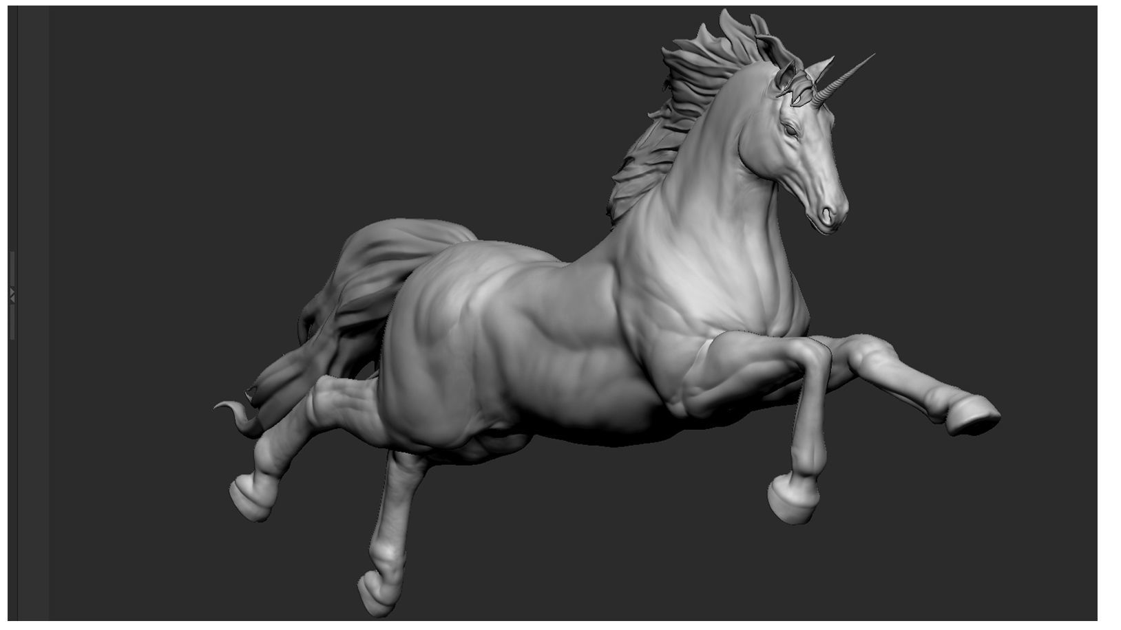 Unicorn - Figurine 3D model_4