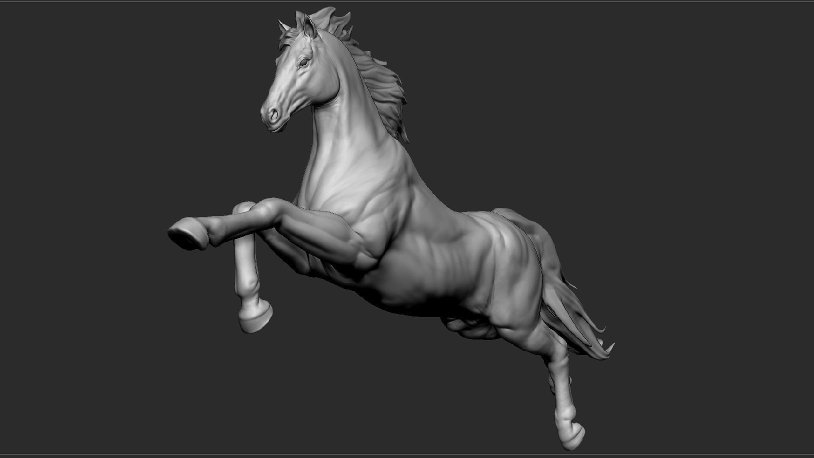Unicorn - Figurine 3D model_14