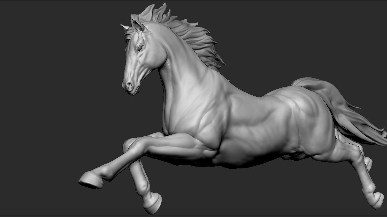 Unicorn - Figurine 3D model_7