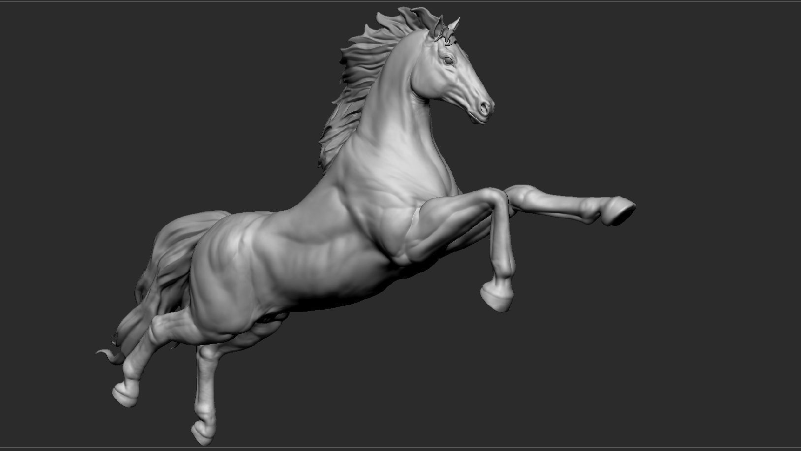 Unicorn - Figurine 3D model_8