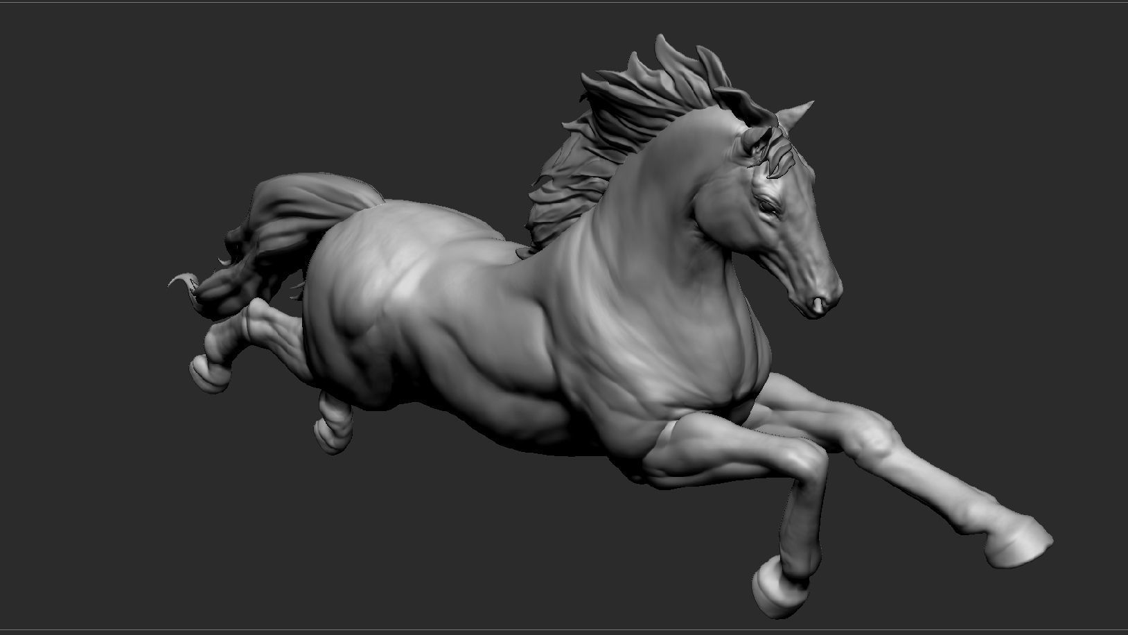 Unicorn - Figurine 3D model_9