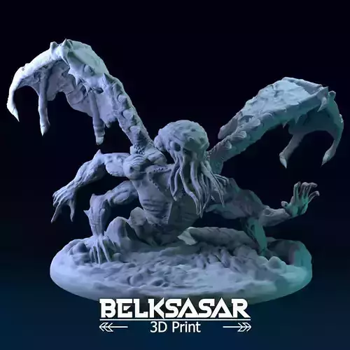 Cthulhu Rising in Dynamic pose 3D print model
