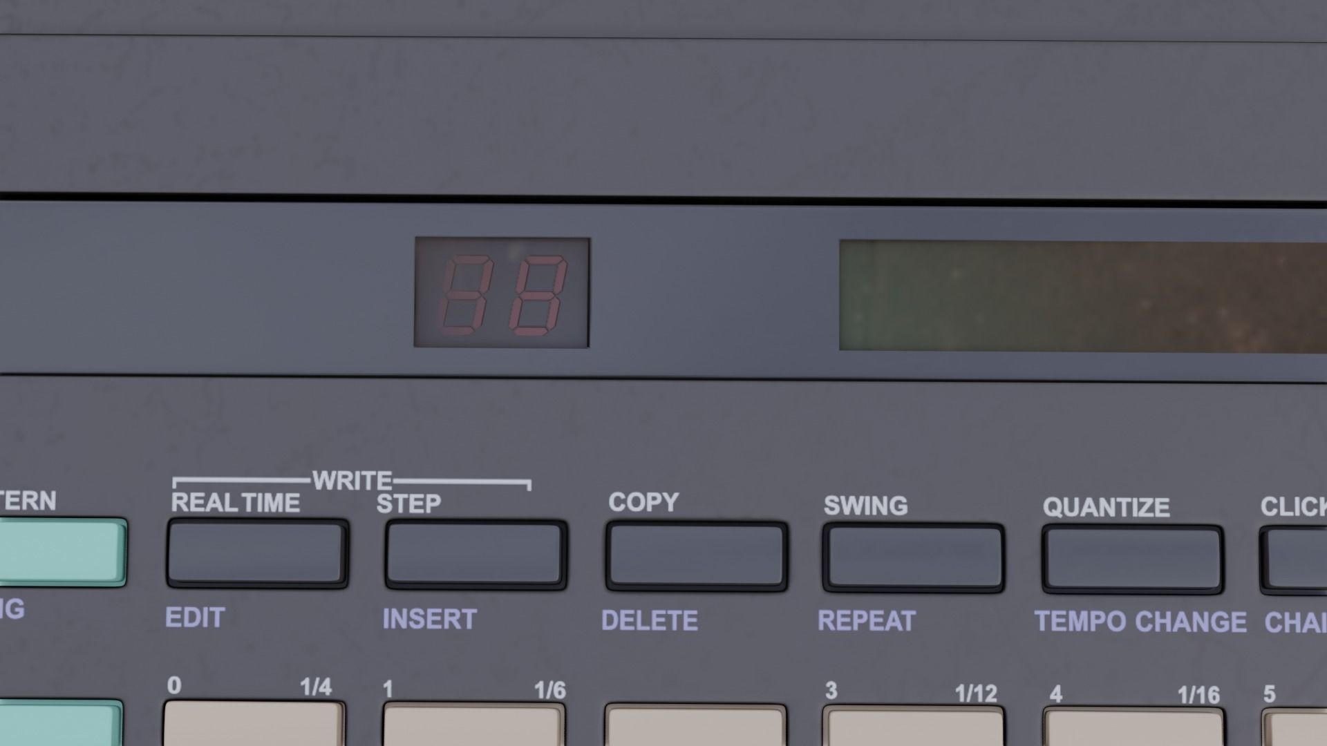 Yamaha RX11 Digital Rhythm Programmer 3D model_9