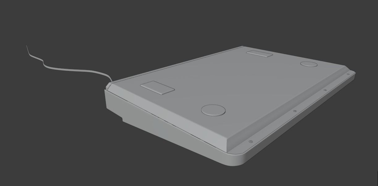 Yamaha RX11 Digital Rhythm Programmer 3D model_13