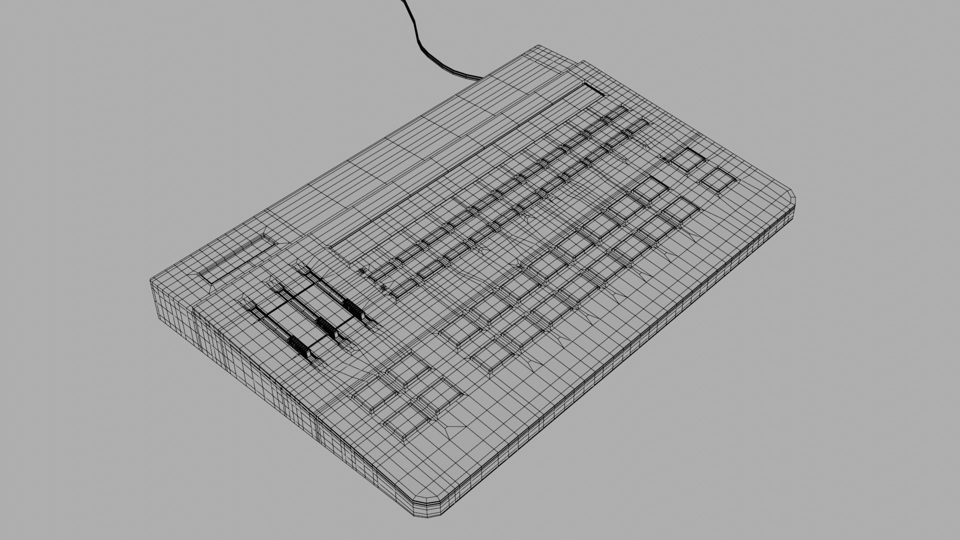 Yamaha RX11 Digital Rhythm Programmer 3D model_18