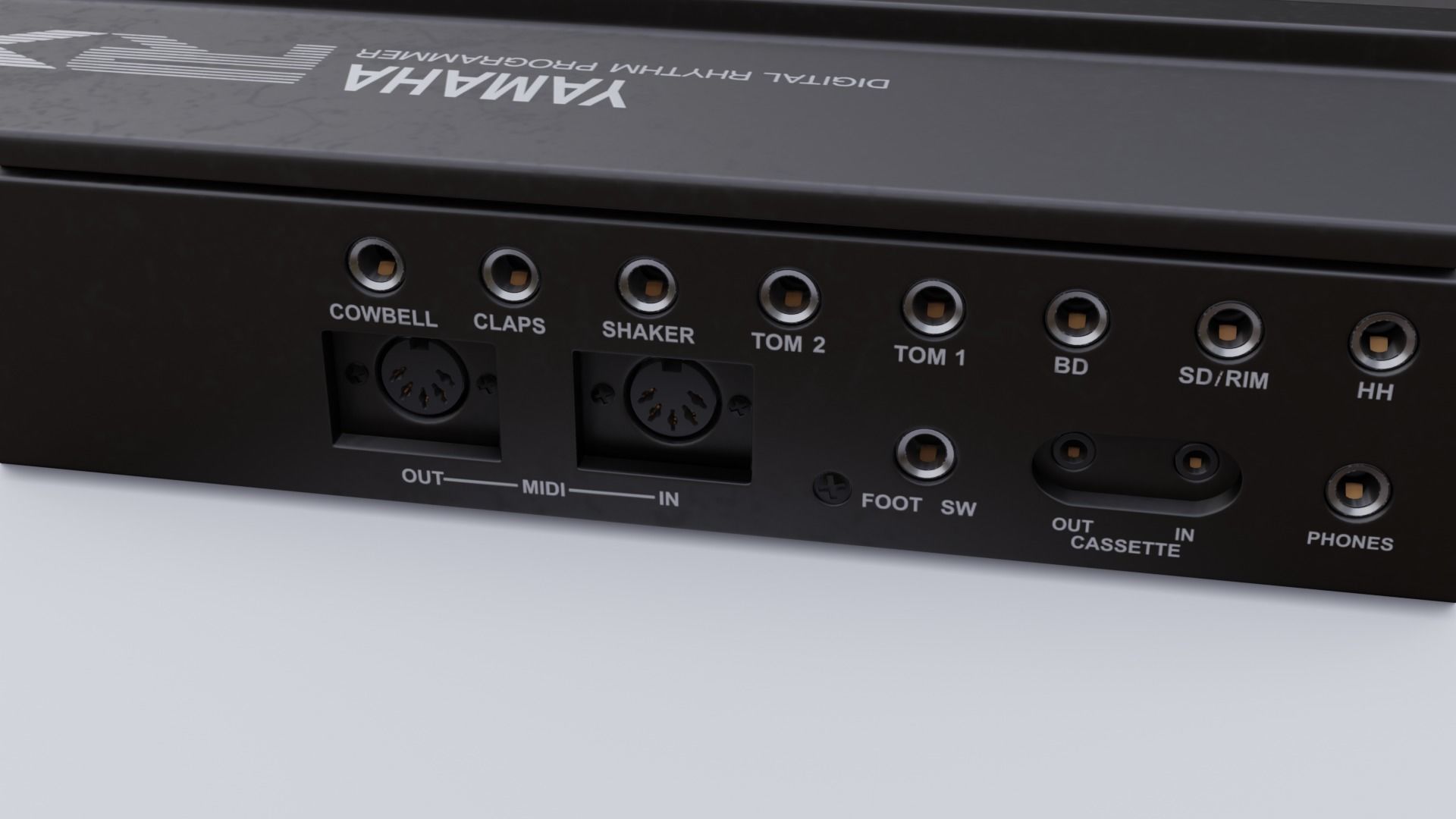Yamaha RX11 Digital Rhythm Programmer 3D model_7