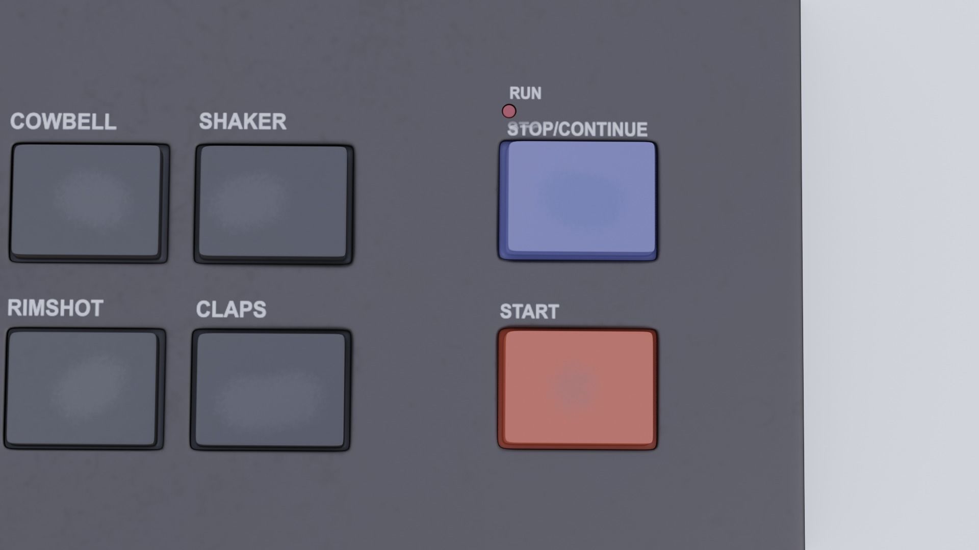 Yamaha RX11 Digital Rhythm Programmer 3D model_10