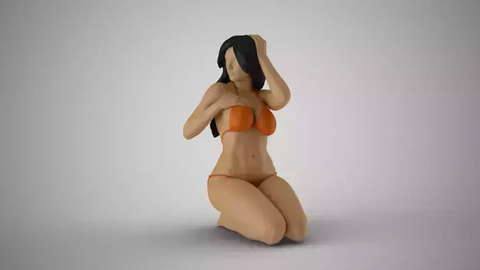 Plain Girl 7 3D print model
