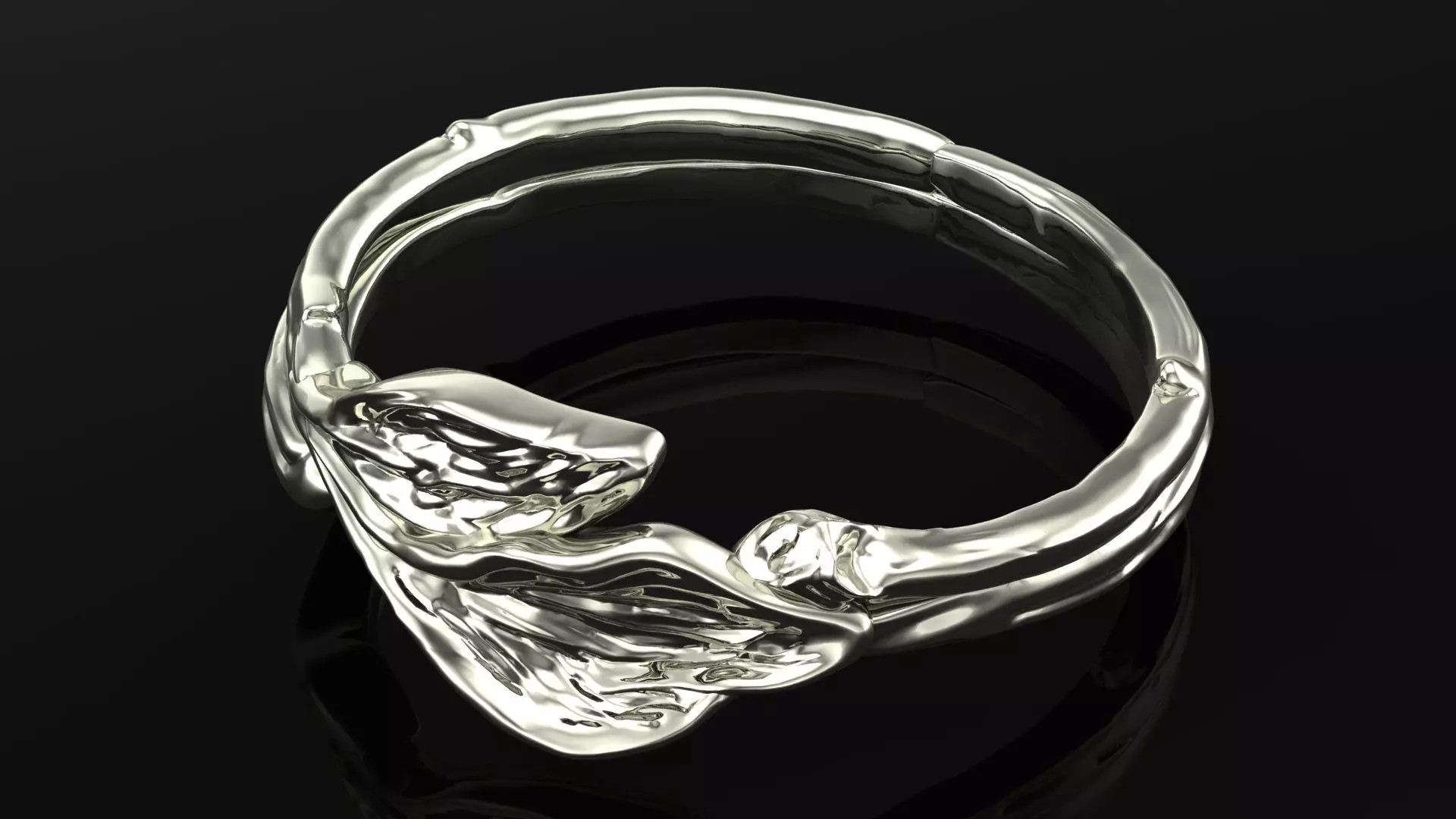 plant ring 3D print model_0