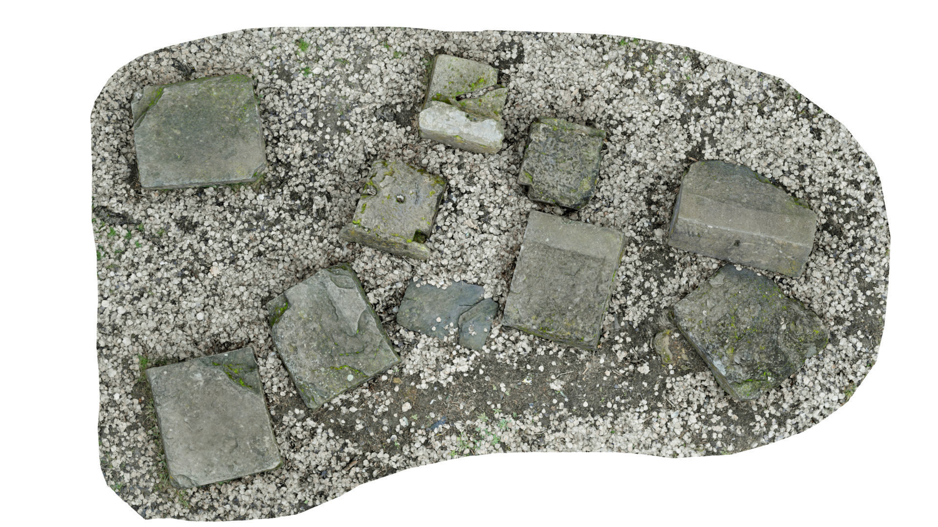 Concrete Rocks RAW Scan 3D model_22