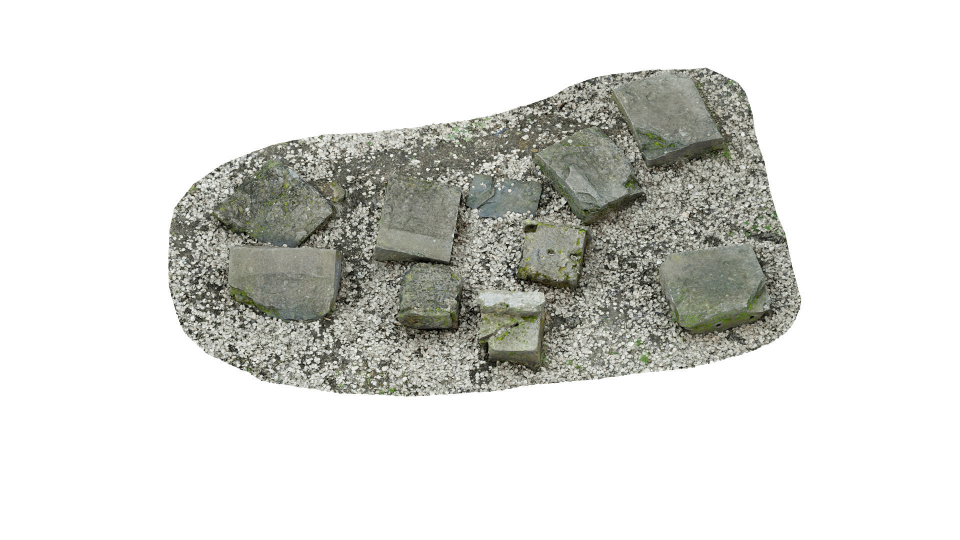 Concrete Rocks RAW Scan 3D model_11