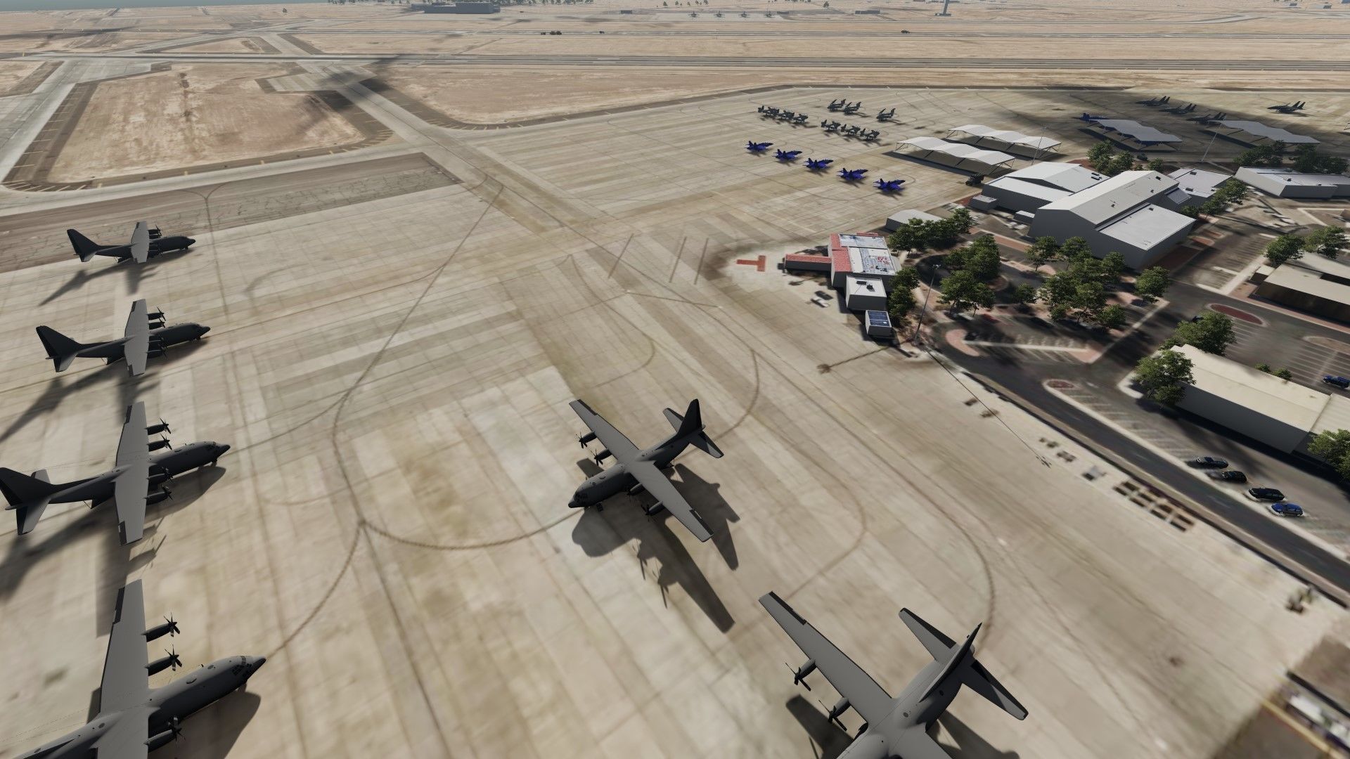 Nellis Air Force Base 3D model_7