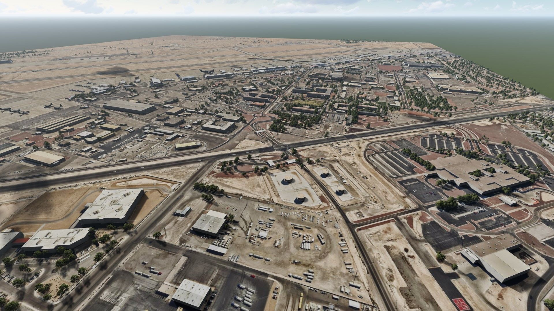Nellis Air Force Base 3D model_4