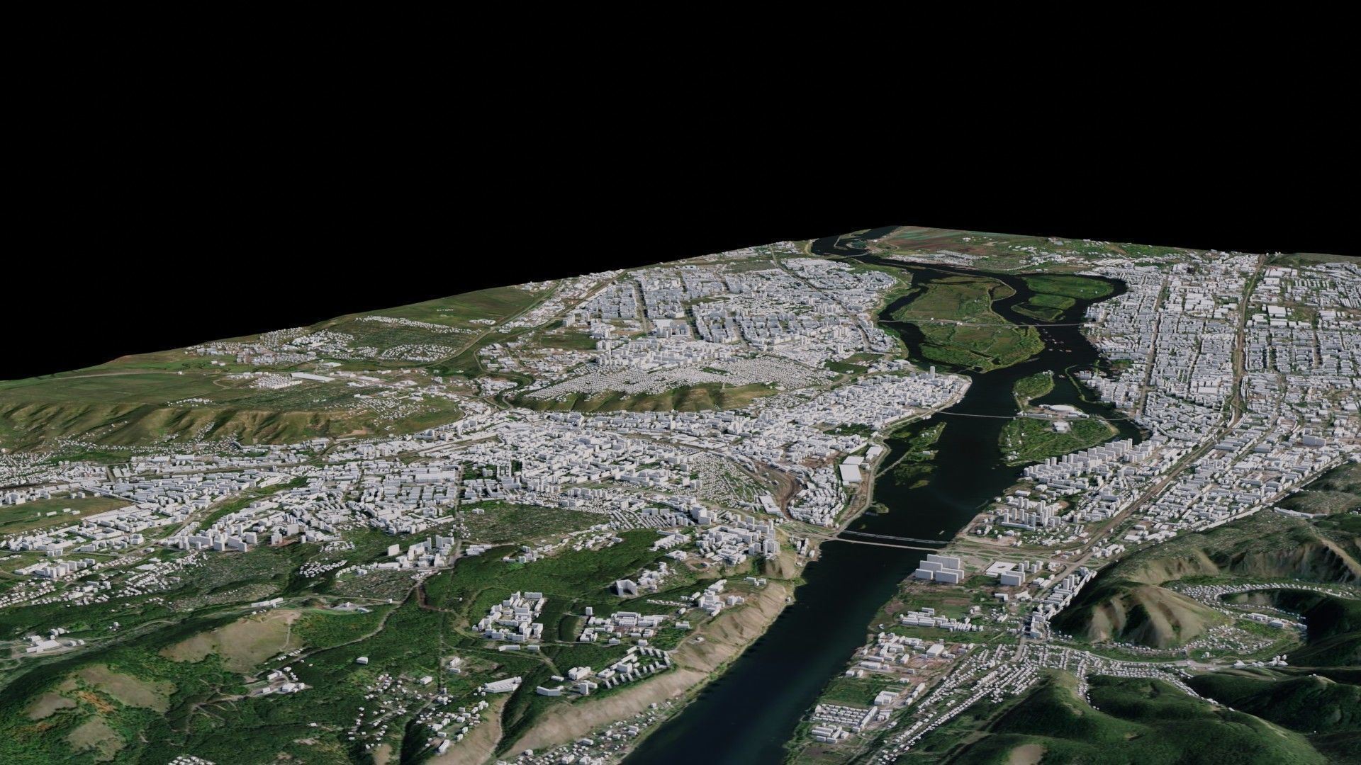 Krasnoyarsk - Russia 3D model_1