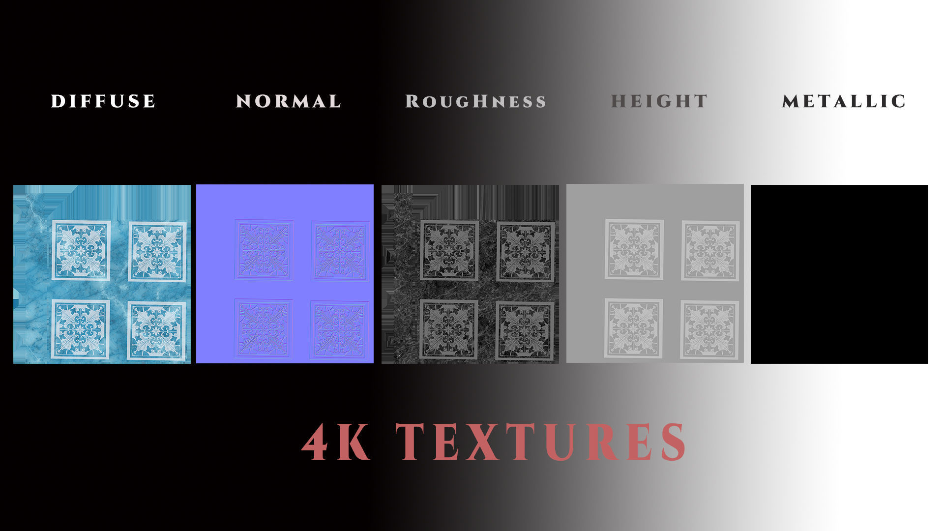 Luxury Floor - Marble Tiles 02 Low-poly 3D model_2