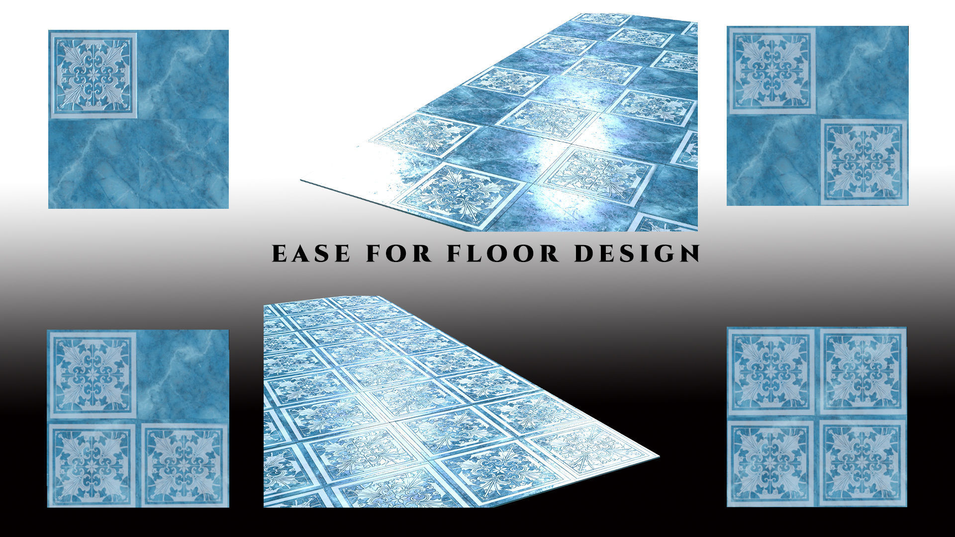 Luxury Floor - Marble Tiles 02 Low-poly 3D model_1