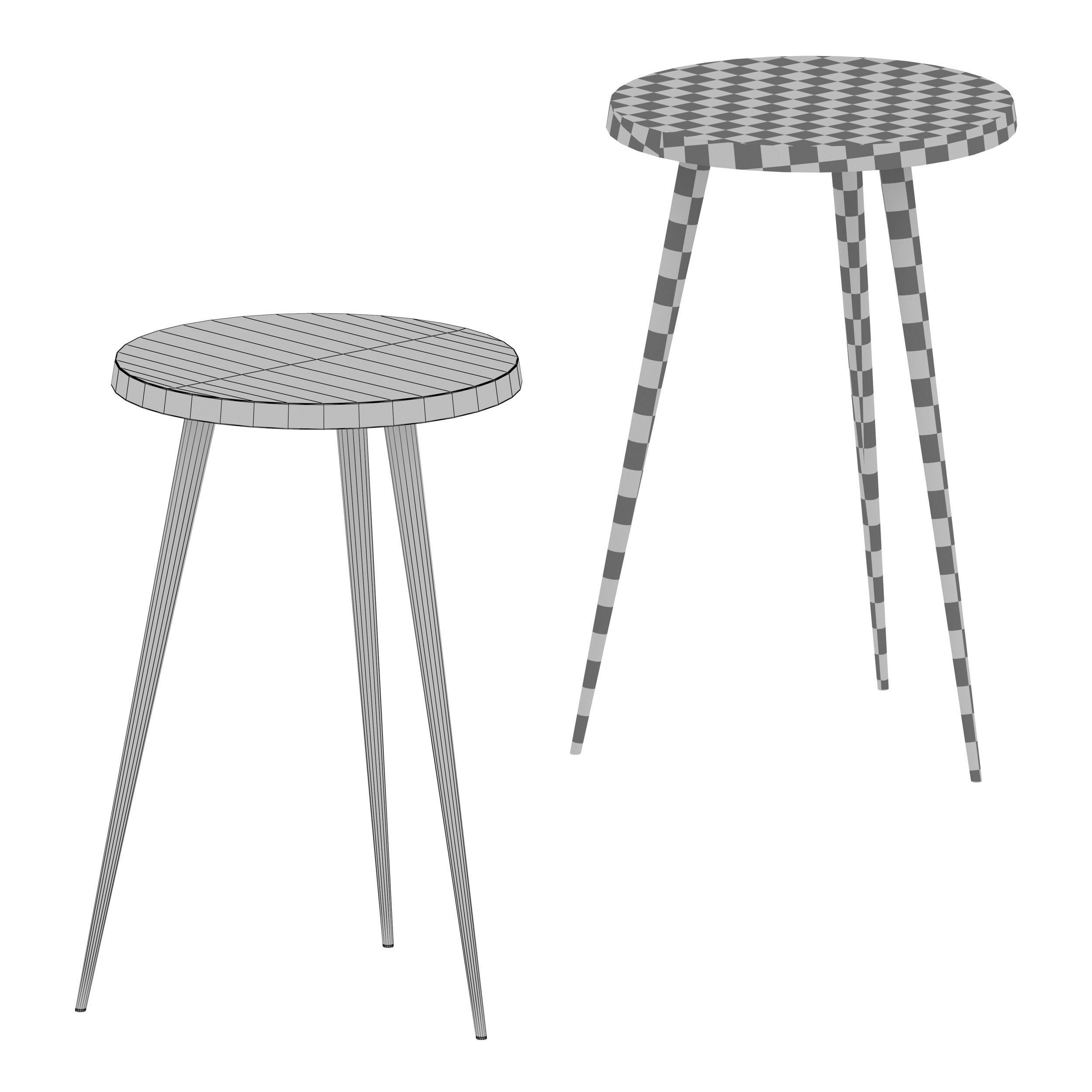 Spears End Table Crate and Barrel 3D model_10