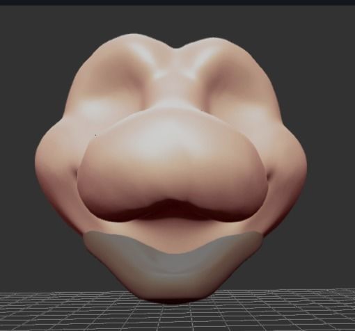 Dutch Angle Dragon FURSUIT head MOVEABLE JAW furry  3D print model_4