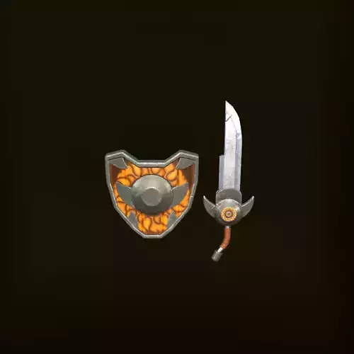 Shield and Sword - Game Ready