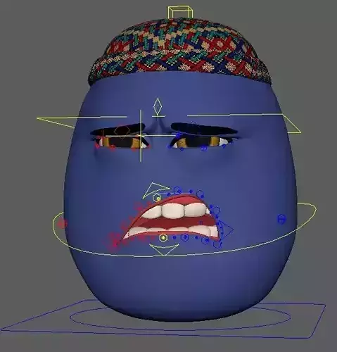 Dprof Berry Rig Free low-poly 3D model