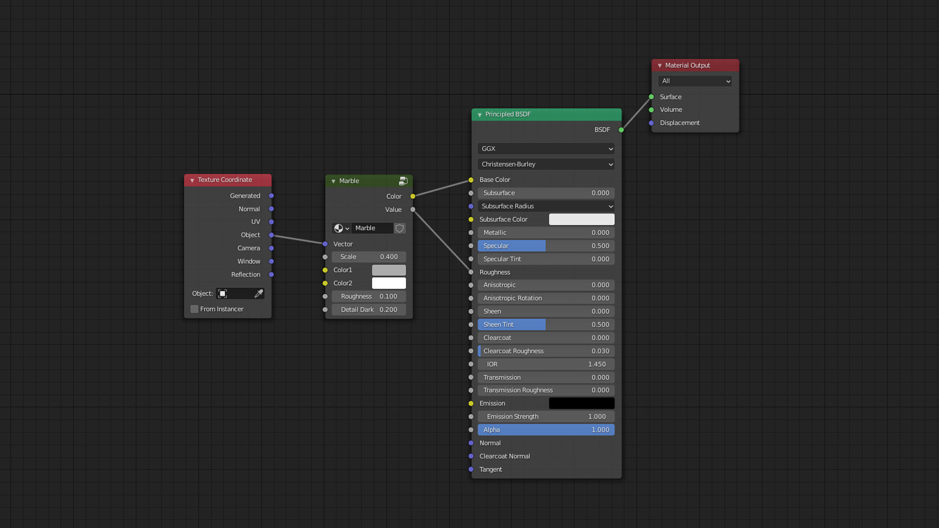 Procedural Marble Shader for Blender Texture_3