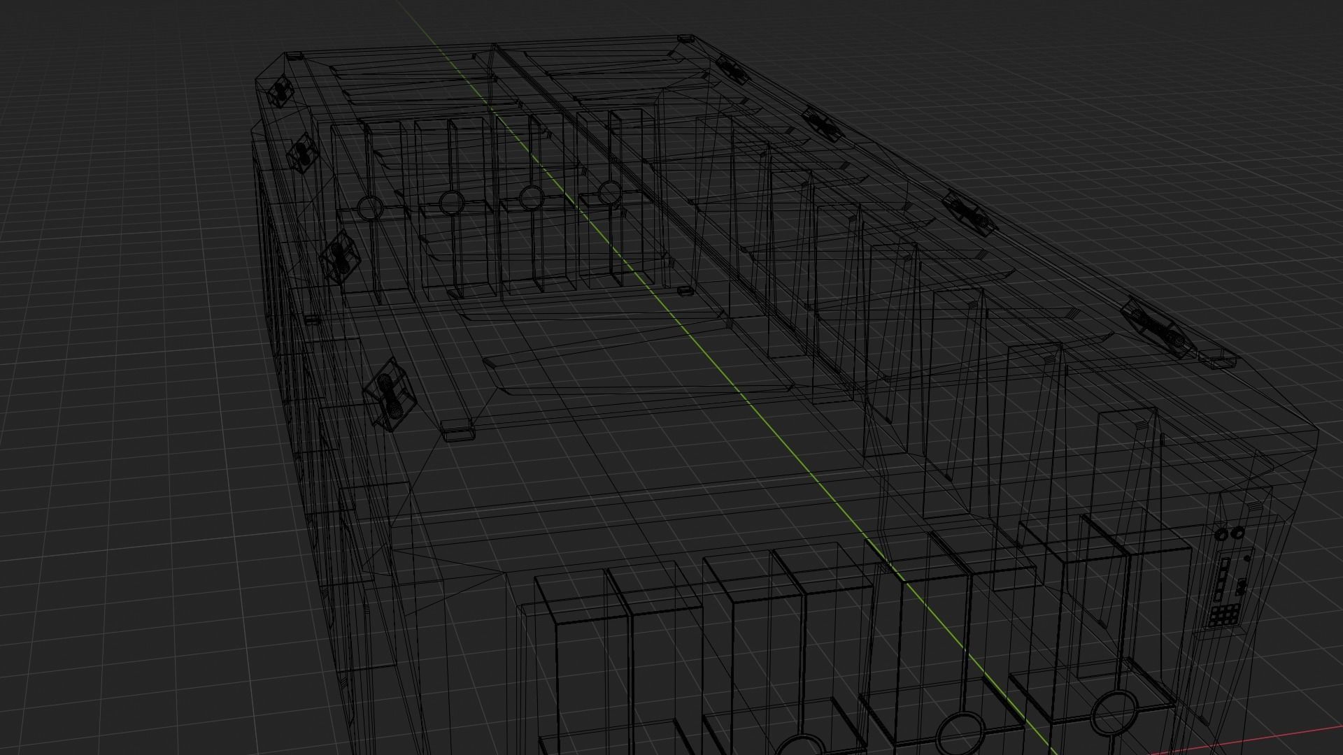 Imperial Cargo Container Set Low-poly 3D model_7