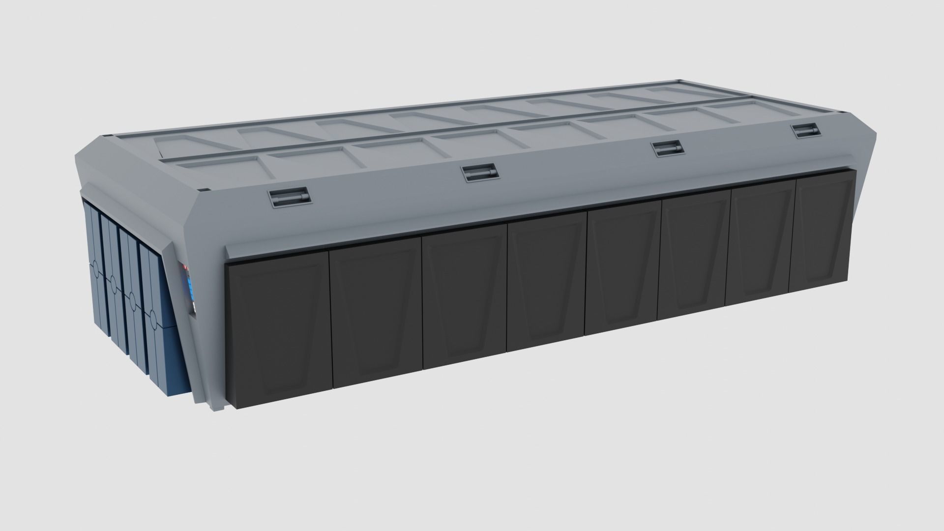 Imperial Cargo Container Set Low-poly 3D model_2