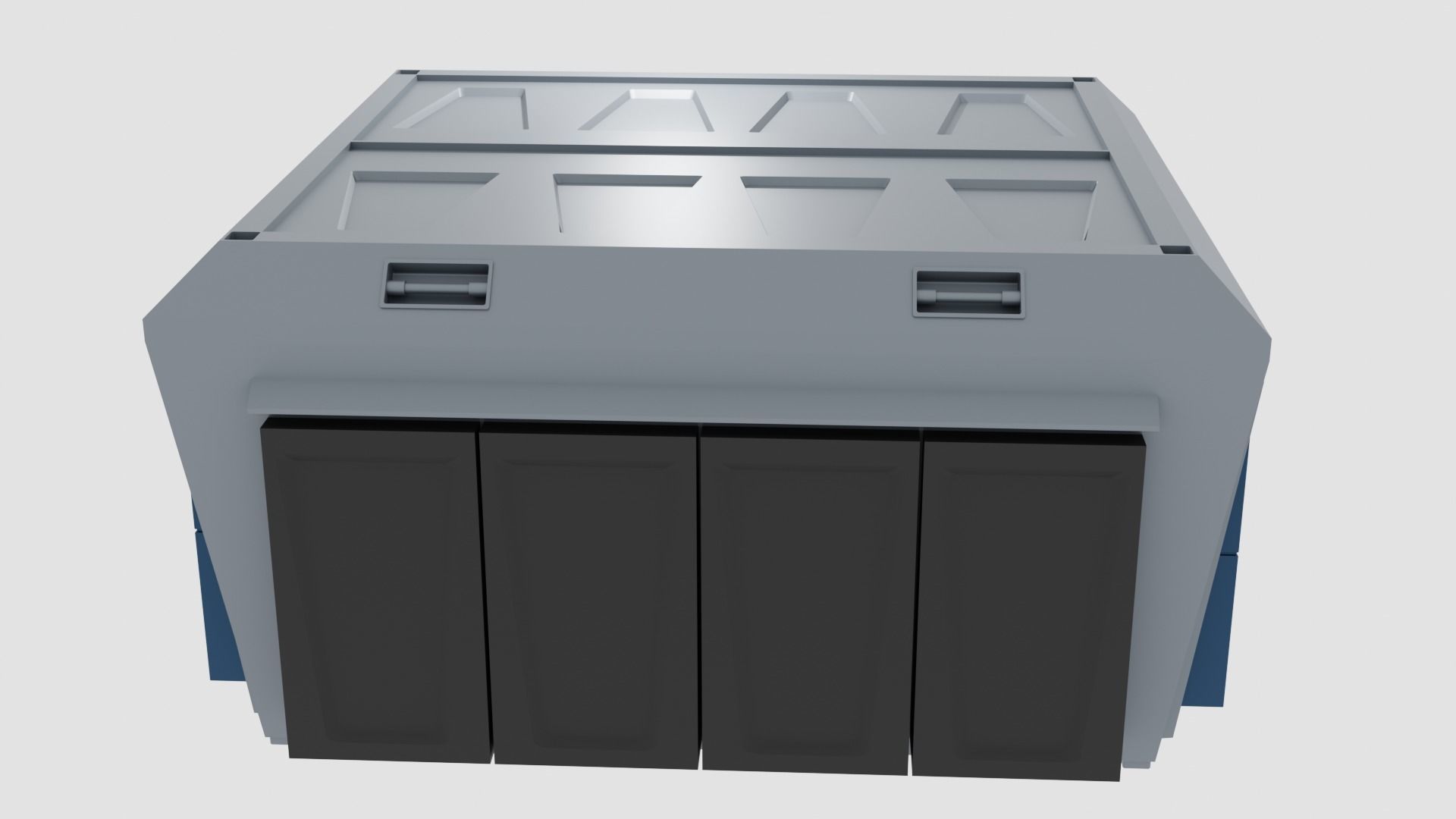 Imperial Cargo Container Set Low-poly 3D model_10