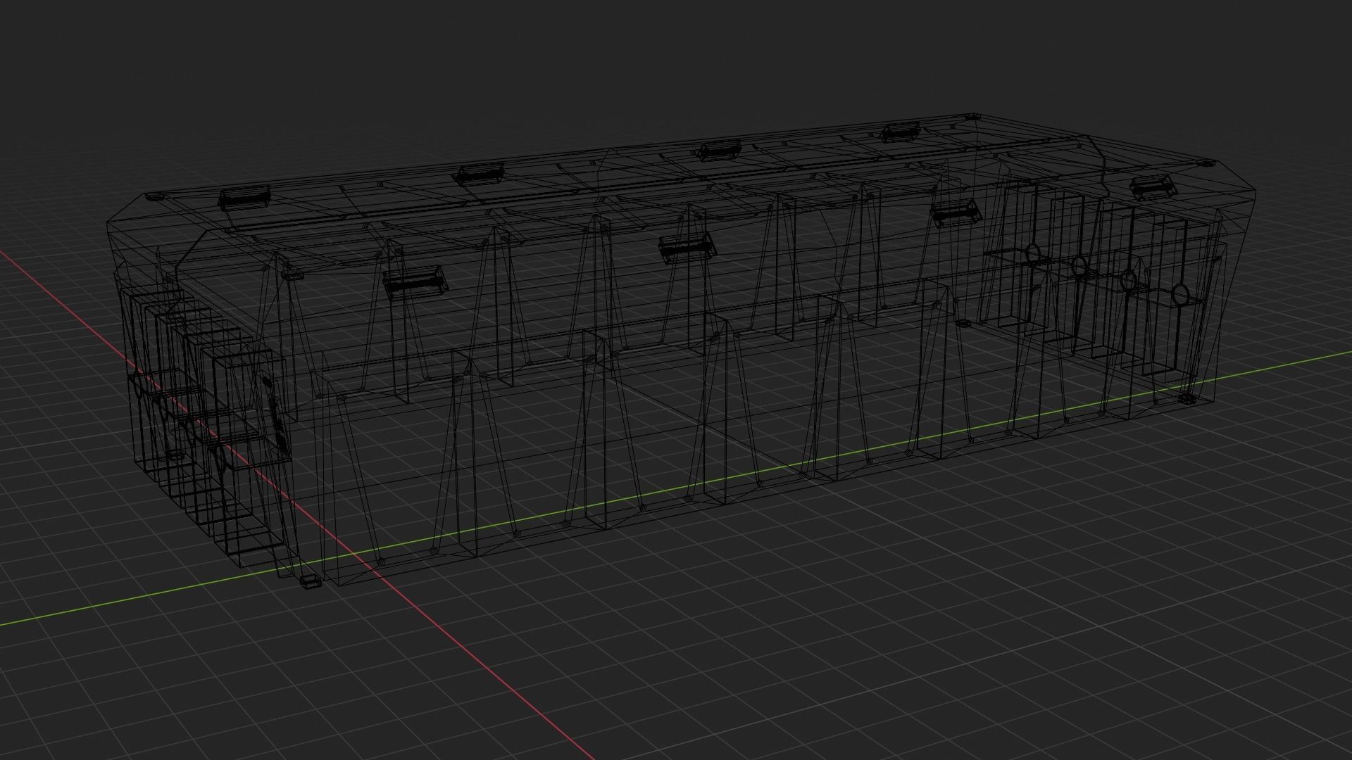 Imperial Cargo Container Set Low-poly 3D model_3