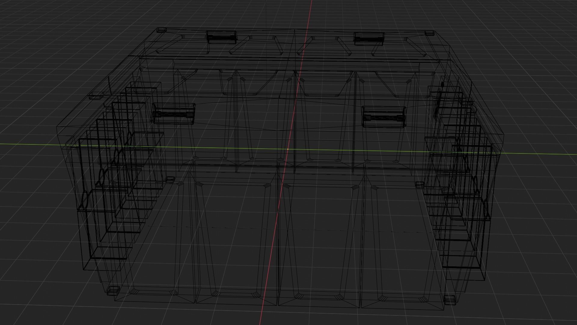 Imperial Cargo Container Set Low-poly 3D model_11