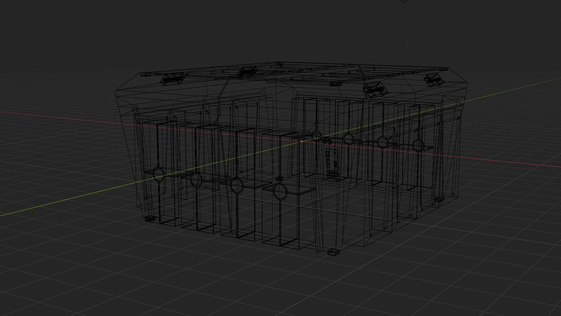 Imperial Cargo Container Set Low-poly 3D model_5