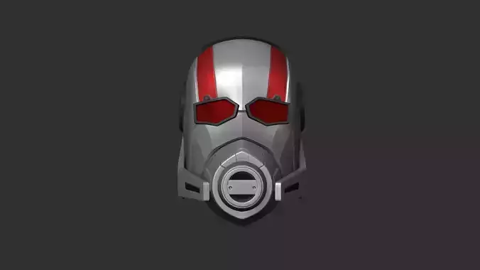 Antman Helmet - Character Design - Marvel - Avengers Low-poly 3D model